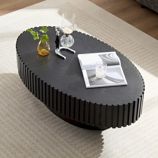 43.7 inch Round Coffee Table for Living Room