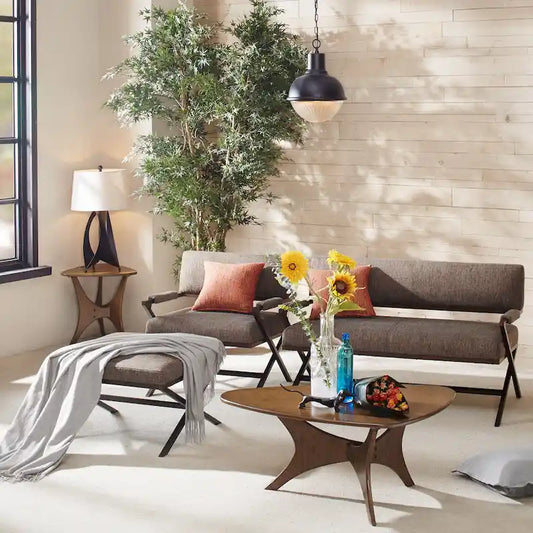 INK+IVY Blaze Triangle Wood Coffee table