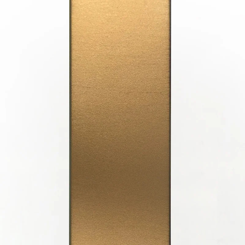 Geometric X-Base Metal & Glass Side Table in Golden Brass Finish