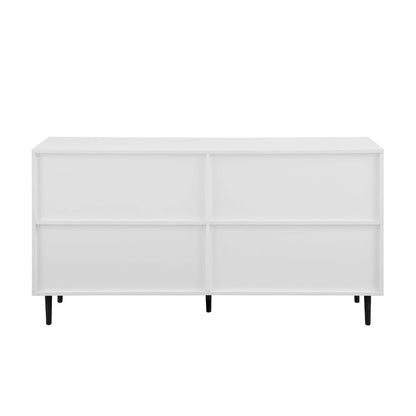 58-inch Mid-Century Modern 4-Door Buffet