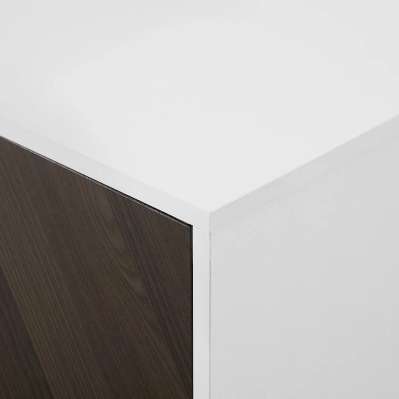 58-inch Mid-Century Modern 4-Door Buffet