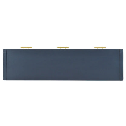 High-Quality Entryway Console Table with Vertical Stripe Drawers, Long Legs
