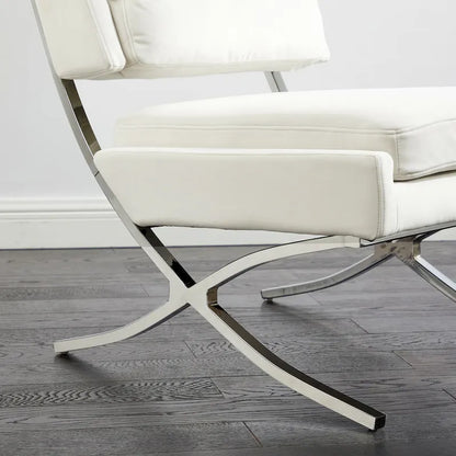Modern and Comfortable Velvet Armless Accent Chair
