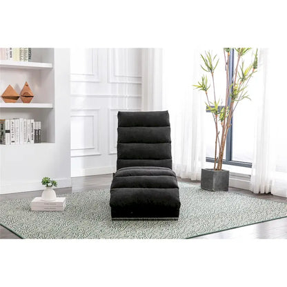 Linen Chaise Lounge Indoor Chair