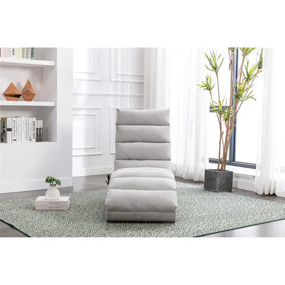 Linen Chaise Lounge Indoor Chair