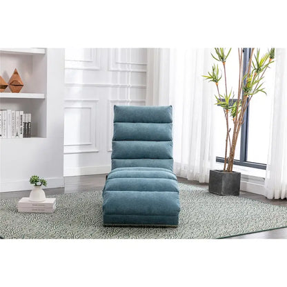 Linen Chaise Lounge Indoor Chair