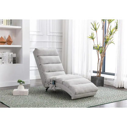 Linen Chaise Lounge Indoor Chair