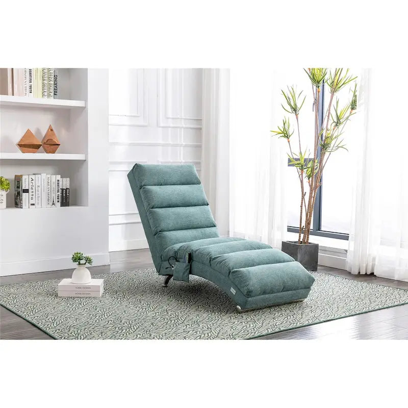 Linen Chaise Lounge Indoor Chair
