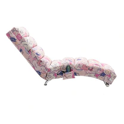 Linen Chaise Lounge Indoor Chair
