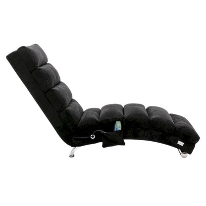 Linen Chaise Lounge Indoor Chair