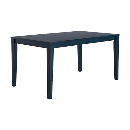 60-Inch Rectangular Dining Table for 6, Rubberwood