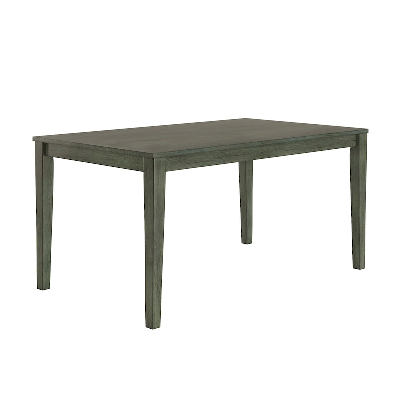 60-Inch Rectangular Dining Table for 6, Rubberwood