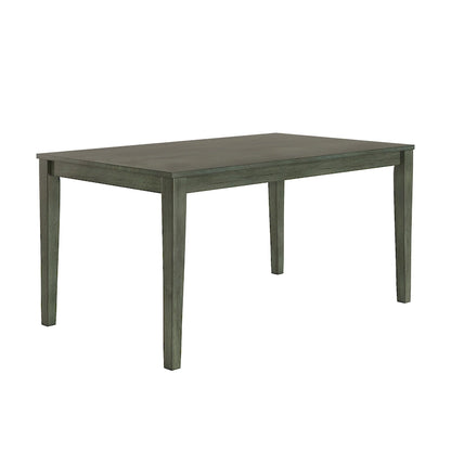 60-Inch Rectangular Dining Table for 6, Rubberwood