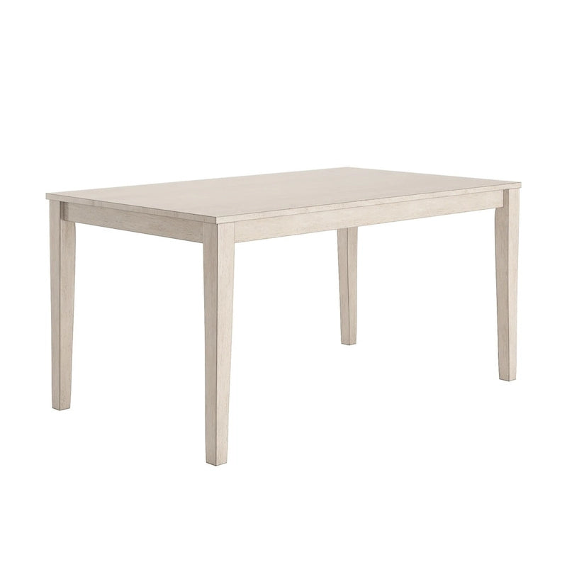 60-Inch Rectangular Dining Table for 6, Rubberwood