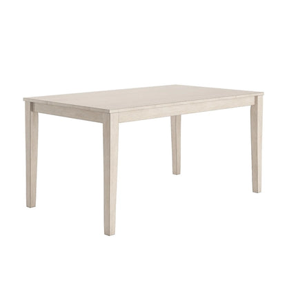 60-Inch Rectangular Dining Table for 6, Rubberwood