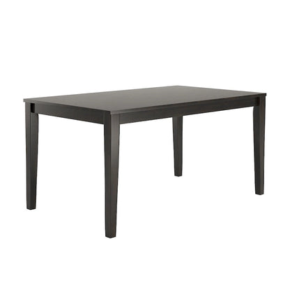 60-Inch Rectangular Dining Table for 6, Rubberwood