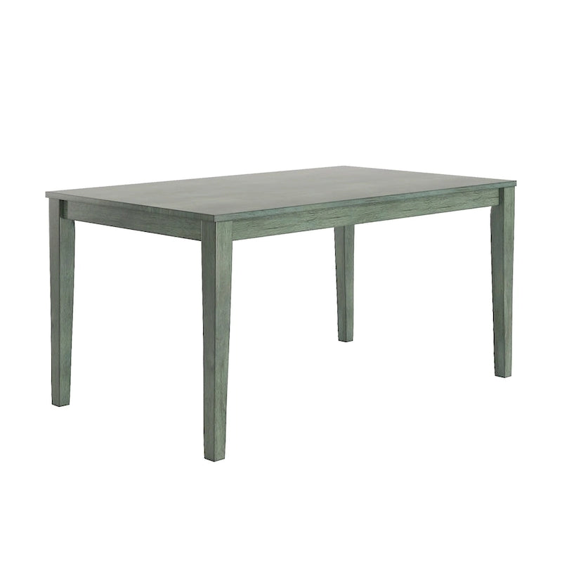 60-Inch Rectangular Dining Table for 6, Rubberwood