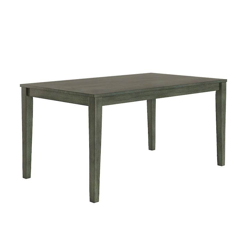 60-Inch Rectangular Dining Table for 6, Rubberwood