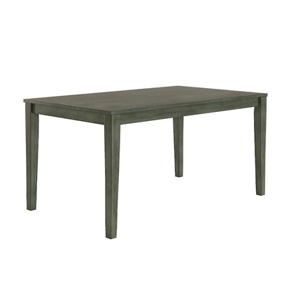 60-Inch Rectangular Dining Table for 6, Rubberwood