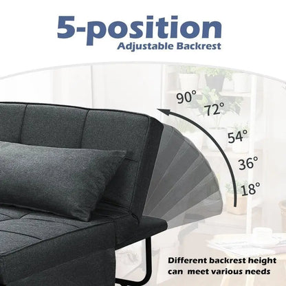 4-1 Adjustable Sleeper Sofa Chair with Ottoman, Sofa Bed ,Couch Bed