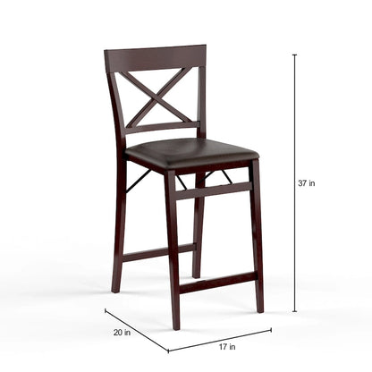 24-Inch Folding Counter Stool