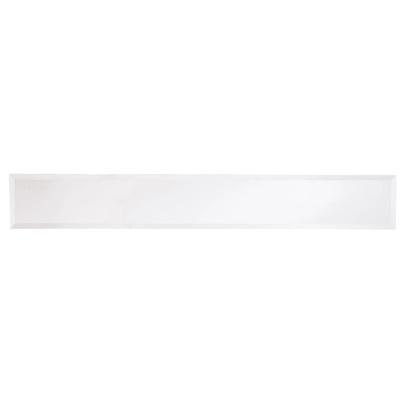 Long Narrow Console Table with Mirrored Top