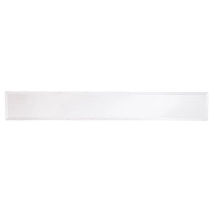 Long Narrow Console Table with Mirrored Top