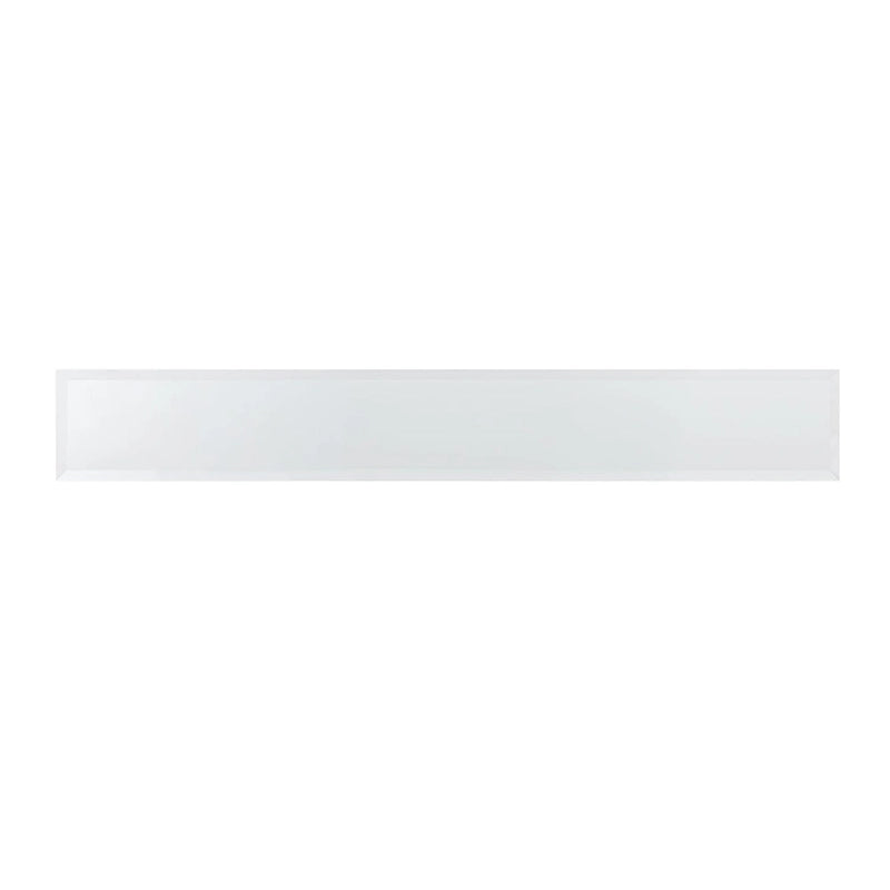 Long Narrow Console Table with Mirrored Top