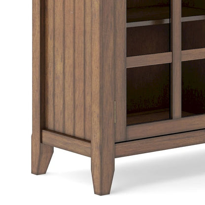 WYNDENHALL Normandy SOLID WOOD 62 inch Wide Transitional Wide Storage Cabinet - 62w x 18d x 34 h