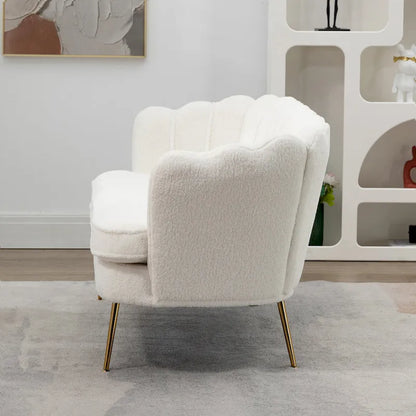 59W Mid-century Modern Tufted Loveseat Upholstered Sofa