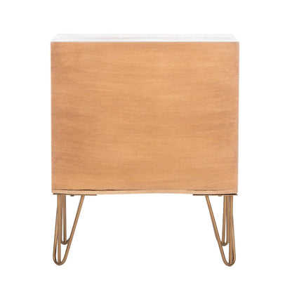 1 Drawer Textured Nightstand