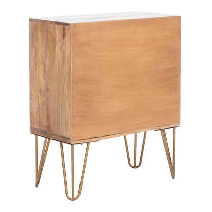 1 Drawer Textured Nightstand