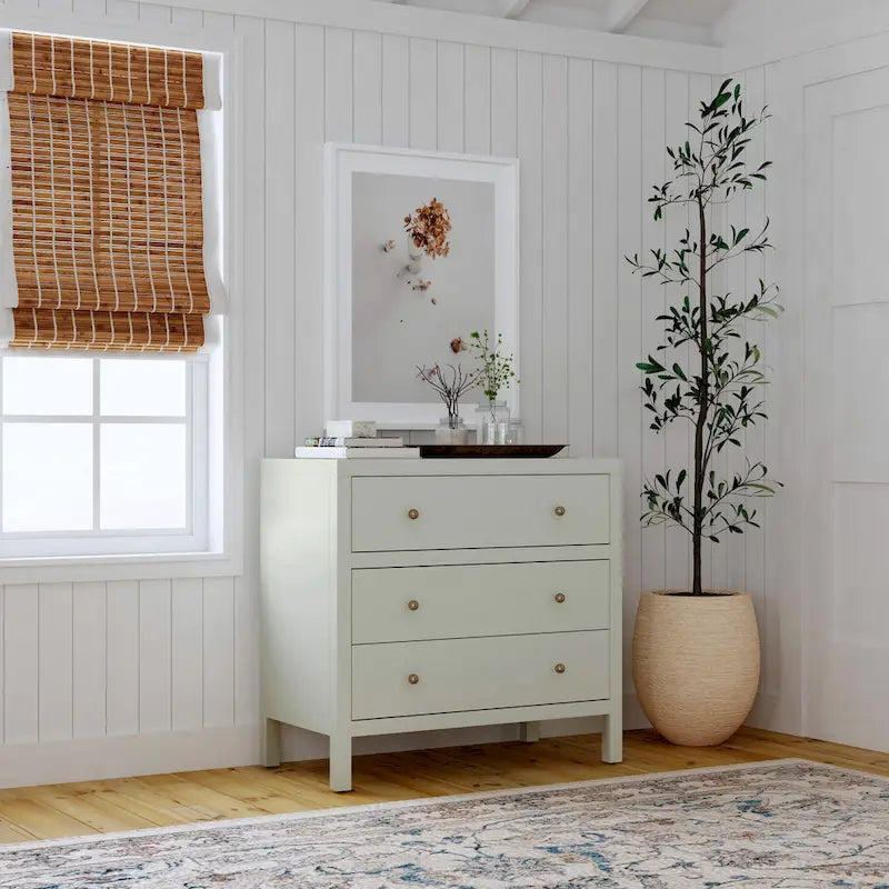 3-Drawer Wood Dresser
