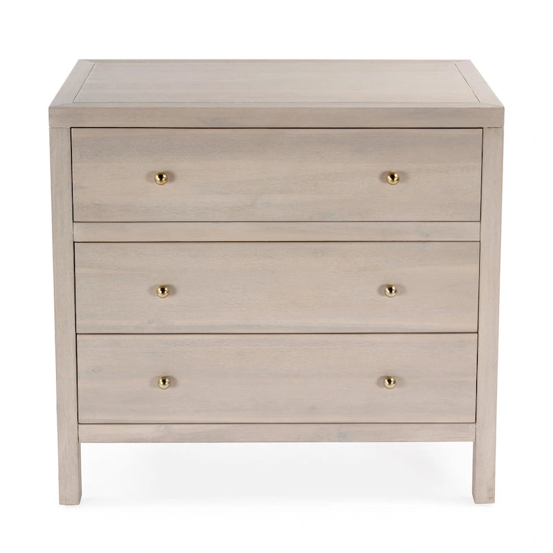 3-Drawer Wood Dresser
