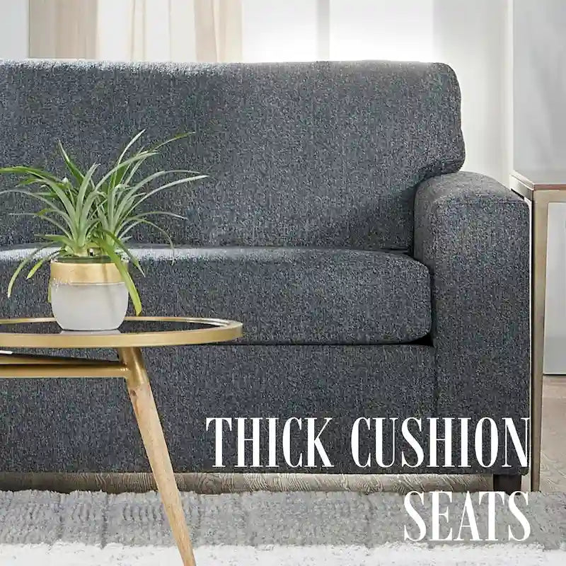 New Classic Furniture Leo Cushion Back Sofa, Made in USA