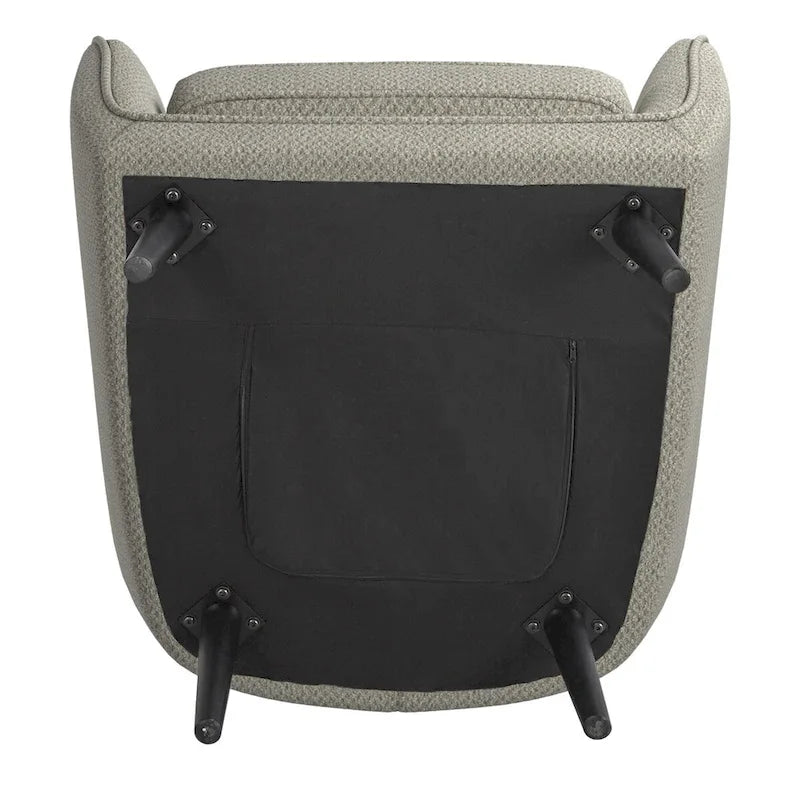 Mid-Century Channel-Tufted Accent Chair with Removable Cushion Cover