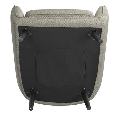 Mid-Century Channel-Tufted Accent Chair with Removable Cushion Cover