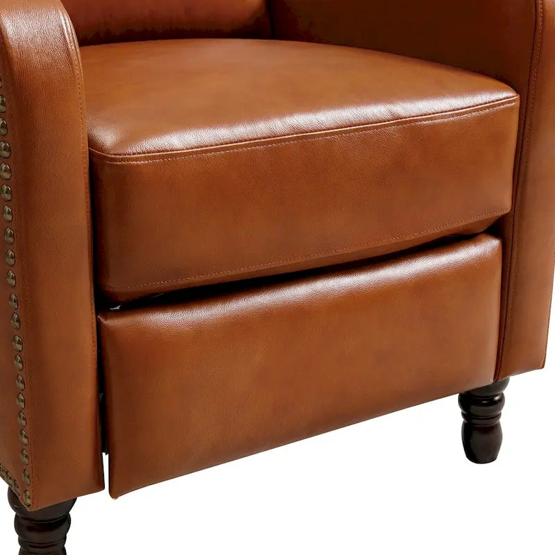 Genuine Leather Recliner Chair Comfortable Chairs for Living Room