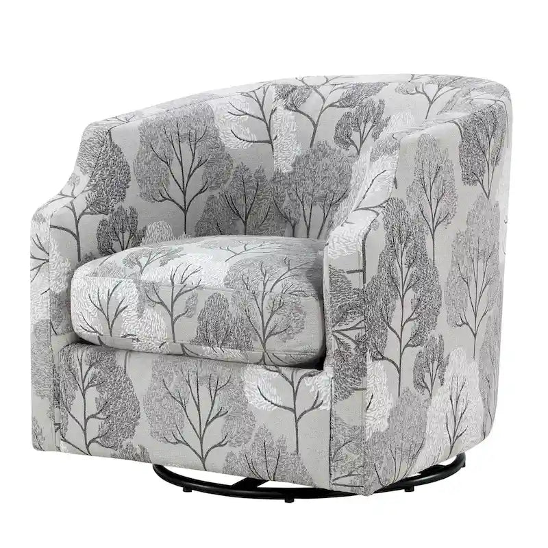 Swivel Glider Barrel Chair