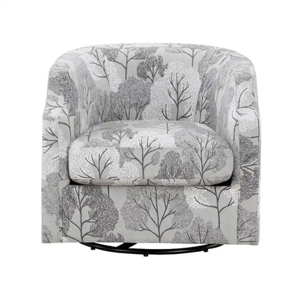 Swivel Glider Barrel Chair