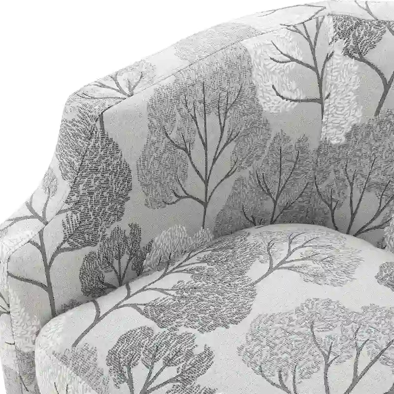 Swivel Glider Barrel Chair