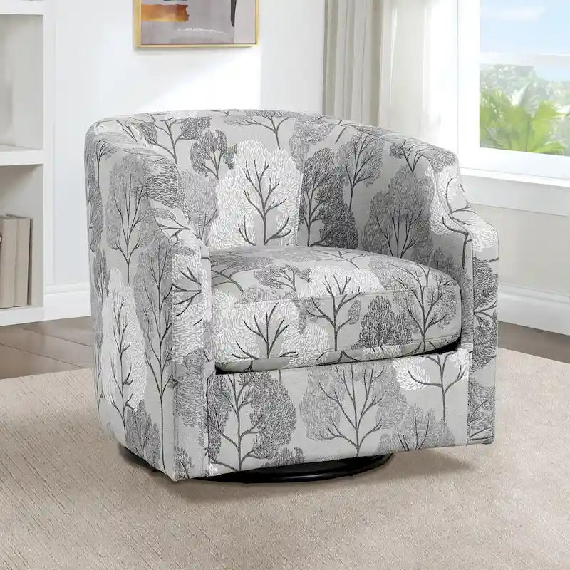 Swivel Glider Barrel Chair