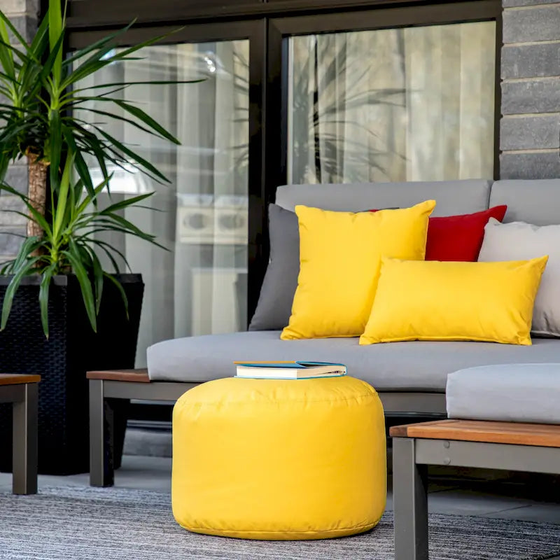 Indoor/ Outdoor Ottoman Pouf