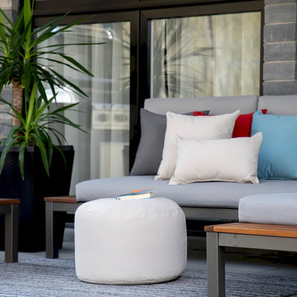 Gouchee Home Soleil Indoor/ Outdoor Ottoman Pouf