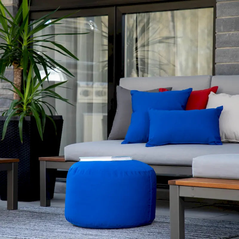 Indoor/ Outdoor Ottoman Pouf