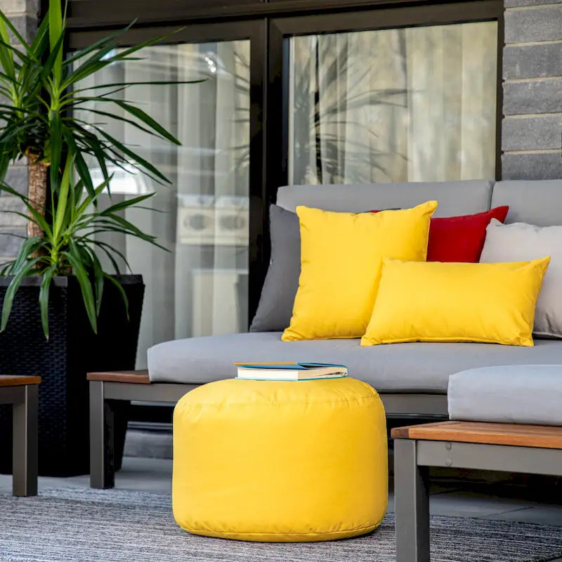 Indoor/ Outdoor Ottoman Pouf