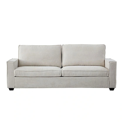 87.4 Inch Modern Design Sofa with Cup Holder and Storage Bags