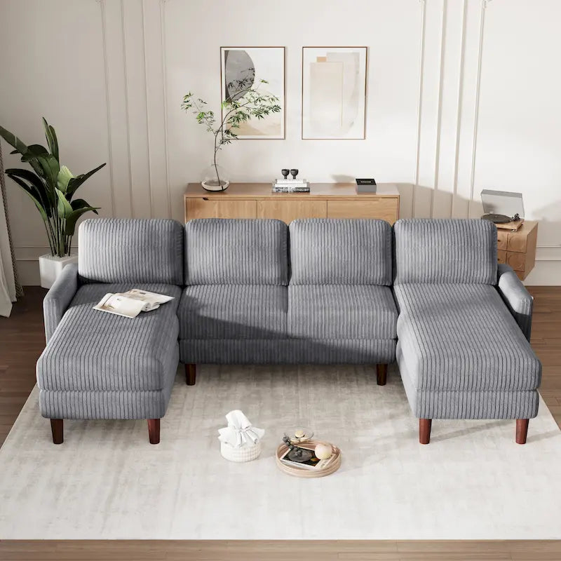 103W U-shaped Cushion Combination Sofa,