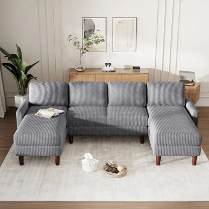 103W U-shaped Cushion Combination Sofa,