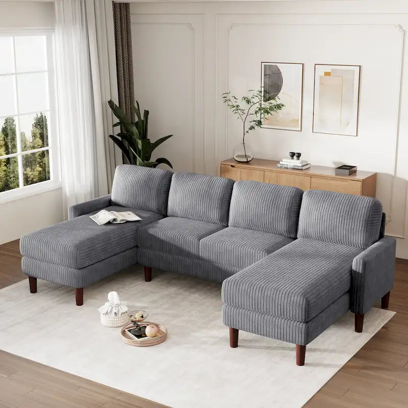 103W U-shaped Cushion Combination Sofa,
